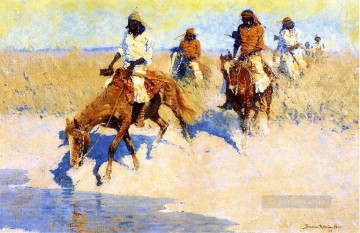 フレデリック・レミントン Painting - 砂漠のプール オールド・アメリカン・ウェスト フレデリック・レミントン